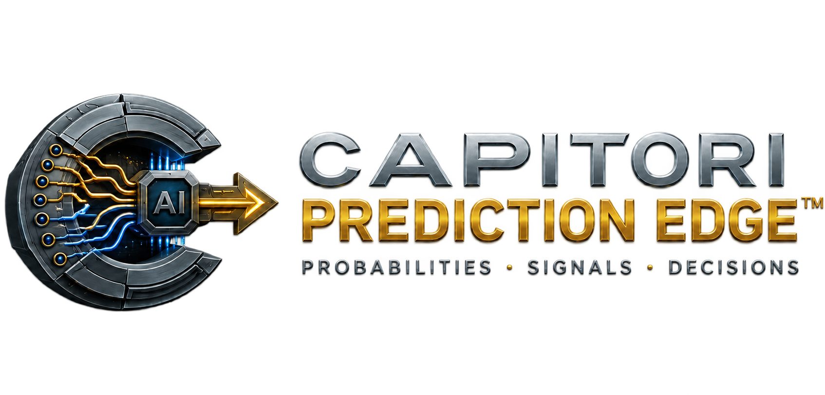 Capitori Prediction Edge™ — Probabilities, Signals, Decisions